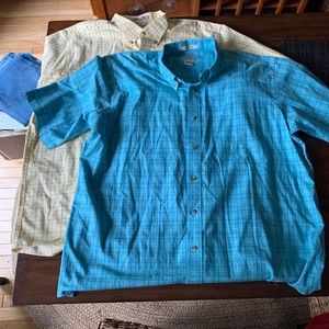 2 LL Bean Wrinkle Resistant Traditional Fit Shirts